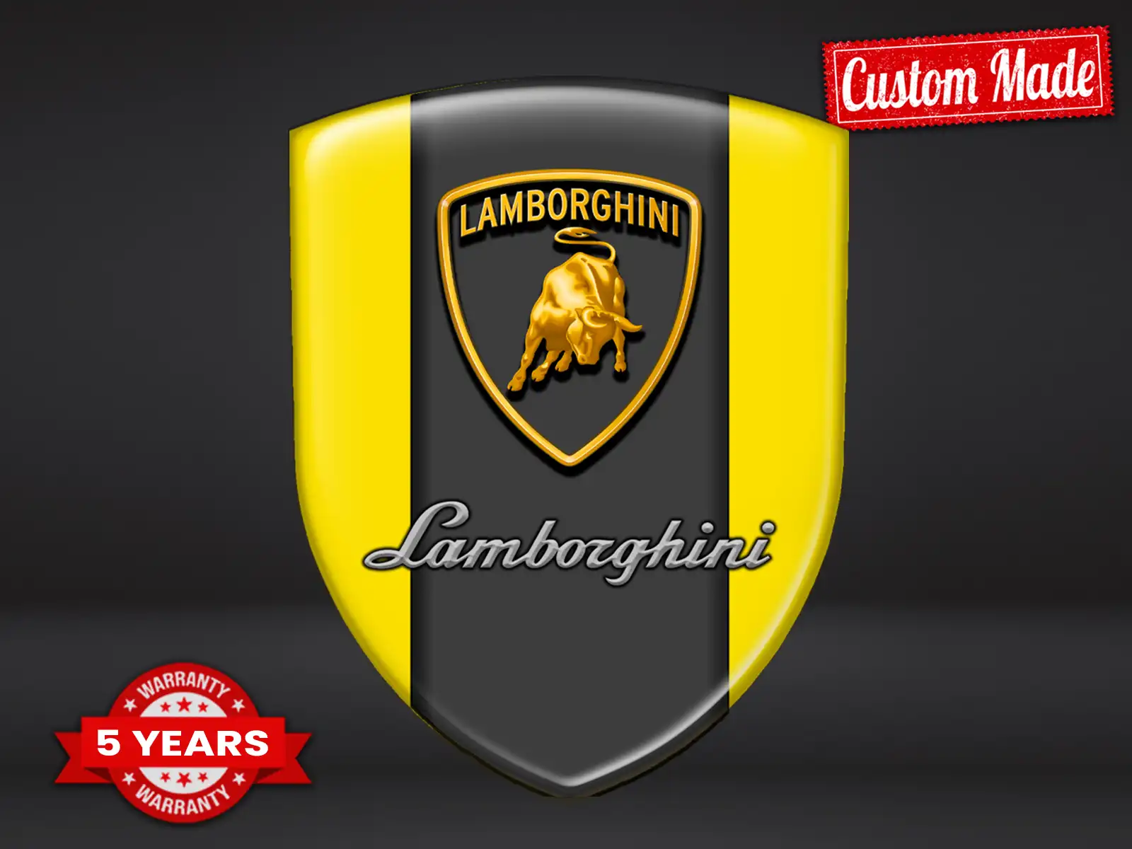 Lamborghini Silikonembleme Auto Professionell Anpassbar Robust